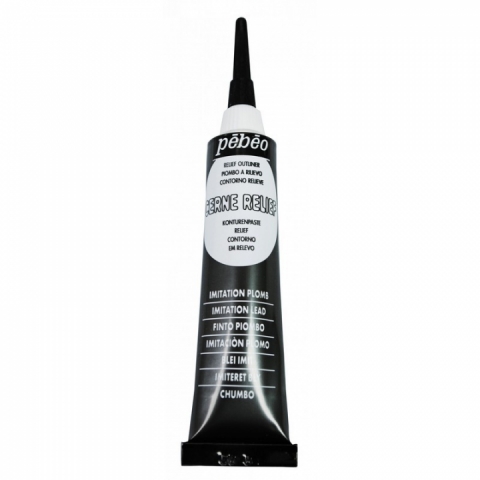 Contur vitraliu Vitrail Cerne Relief Pebeo, 20 ml, Imitation lead 772000
