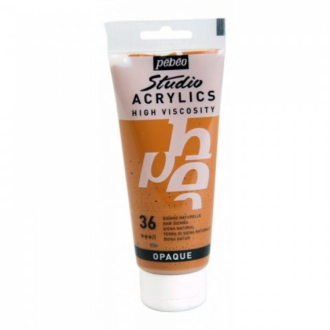 Culori acrilice Studio High Viscosity, Pebeo, 100ml, Raw Siena 36