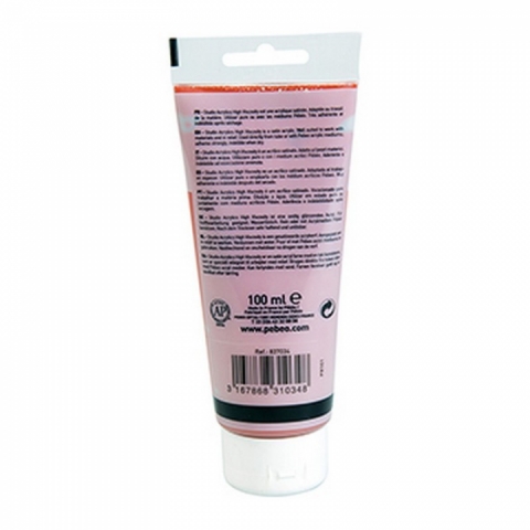 Culori acrilice Studio High Viscosity, Pebeo, 100ml, Red Ochre 34