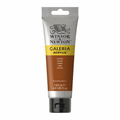 Culori acrilice premium Winsor Newton, Galeria, 120M 214 Copper