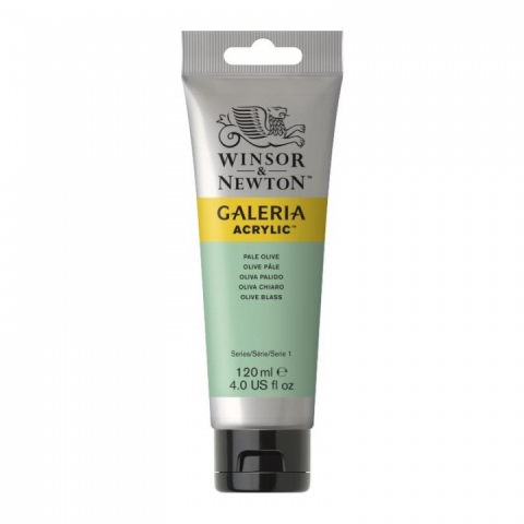 Culori acrilice premium Winsor Newton, Galeria, 120M 435 Pale Olive