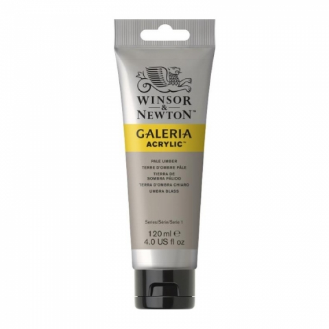 Culori acrilice premium Winsor Newton, Galeria, 120M 438 Pale Umber