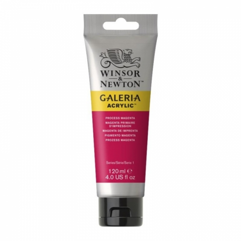 Culori acrilice premium Winsor Newton, Galeria, 120M 533 Process Magenta