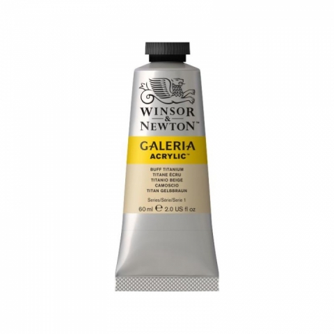 Culori acrilice premium Winsor Newton, Galeria, 60 ml, 060 Buff Titanium