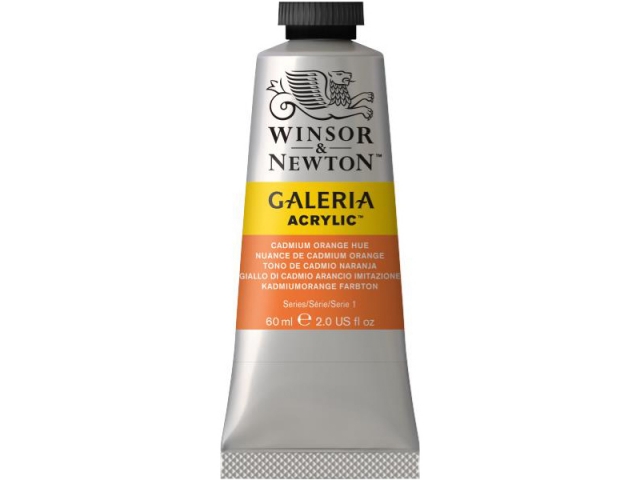 Culori acrilice premium Winsor Newton, Galeria, 60 ml, 090 Cadmium Orange Hue
