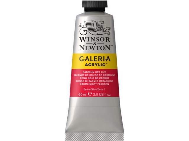 Culori acrilice premium Winsor Newton, Galeria, 60 ml, 095 Cadmium Red Hue