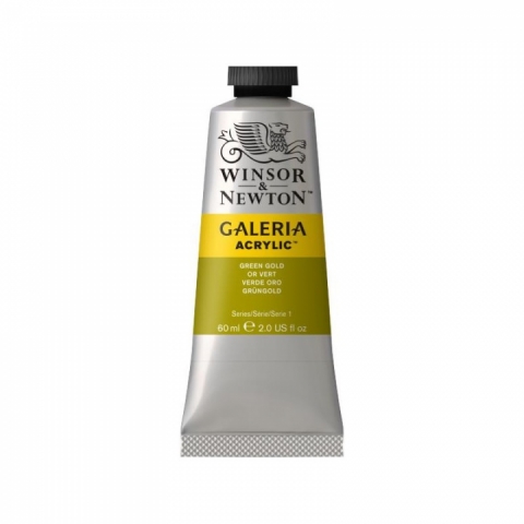 Culori acrilice premium Winsor Newton, Galeria, 60 ml, 294 Green Gold