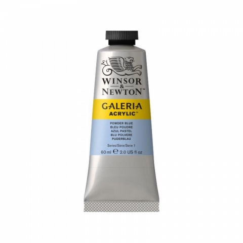Culori acrilice premium Winsor Newton, Galeria, 60 ml, 446 Powder Blue