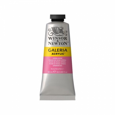 Culori acrilice premium Winsor Newton, Galeria, 60 ml, 448 Opera Rose