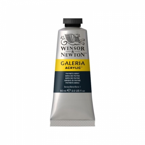 Culori acrilice premium Winsor Newton, Galeria, 60 ml, 465 Paynes Gray