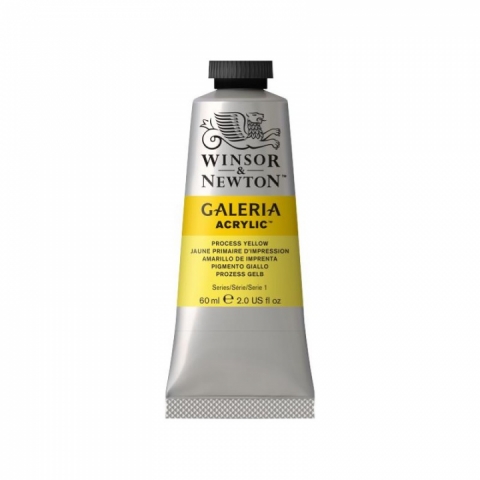Culori acrilice premium Winsor Newton, Galeria, 60 ml, 527 Process Yellow