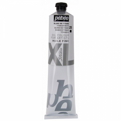Culori de ulei fine XL Oil Studio Pebeo, 200ml, 25 Titanium white