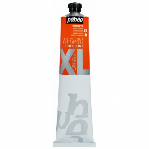 Culori de ulei fine XL Oil Studio Pebeo, 200ml, 35 Vivid orange