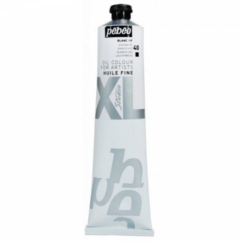 Culori de ulei fine XL Oil Studio Pebeo, 200ml, 40 Vivid white