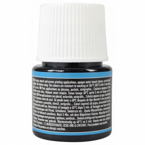 Culori pentru textile Setacolor Opaque Matt Pebeo, 45ml, Black 19