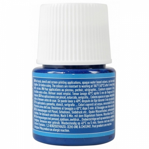 Culori pentru textile Setacolor Opaque Matt Pebeo, 45ml, Blue jeans 84