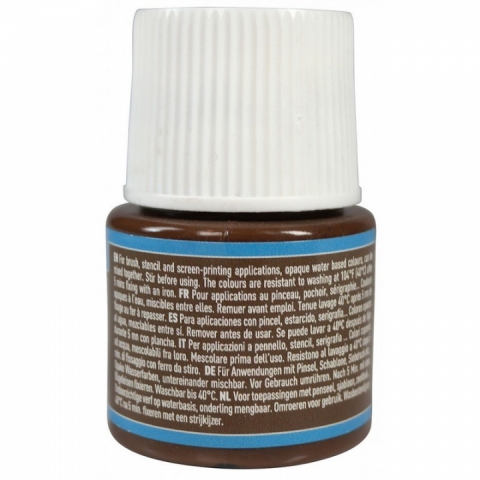 Culori pentru textile Setacolor Opaque Matt Pebeo, 45ml, Chocolate 88