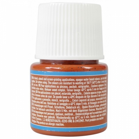 Culori pentru textile Setacolor Opaque Matt Pebeo, 45ml, Cinnamon 93