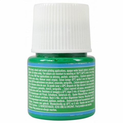 Culori pentru textile Setacolor Opaque Matt Pebeo, 45ml, Leaf green 82