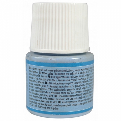 Culori pentru textile Setacolor Opaque Matt Pebeo, 45ml, Sky blue 86