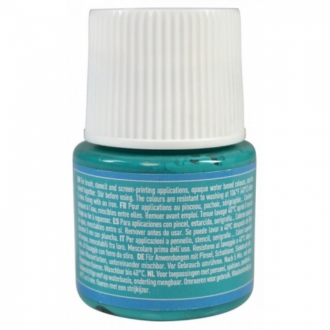Culori pentru textile Setacolor Opaque Matt Pebeo, 45ml, Turquoise 87