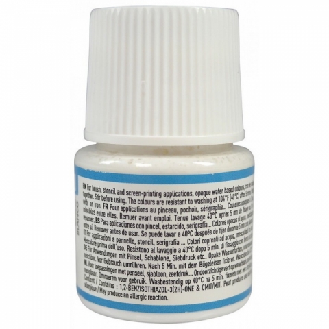 Culori pentru textile Setacolor Opaque Matt Pebeo, 45ml, White 10
