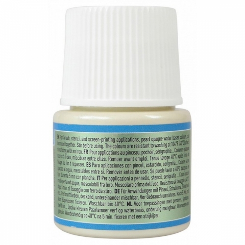 Culori pentru textile Setacolor Opaque Pearl Pebeo, 45ml, Green pearl 94