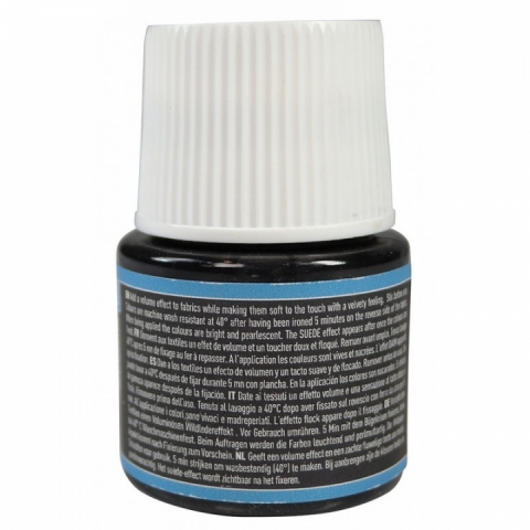 Culori pentru textile Setacolor Opaque Suede Pebeo, 45ml, Anthracite 320