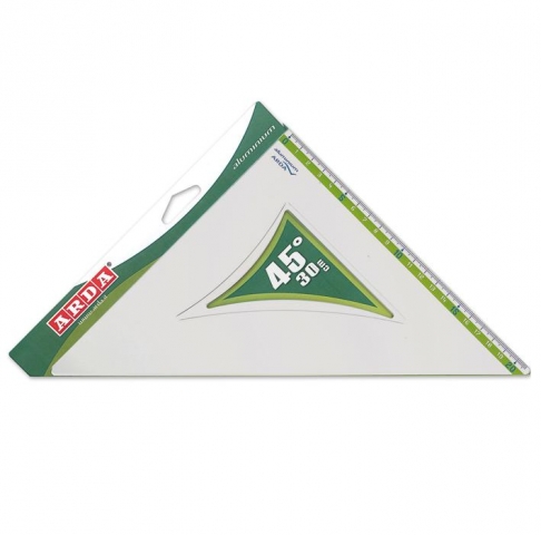 Echer Aluminiu 45 grade 30 cm art 18030