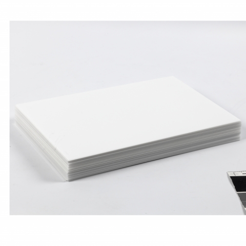 Set 100 folii termice de miscorare alb mat 79089