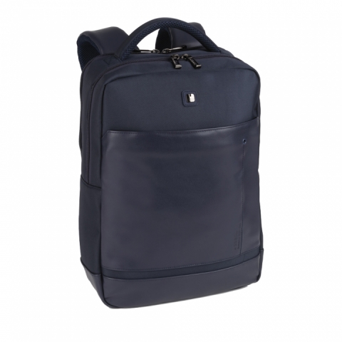 Geanta servieta/ de umar piele eco si nylon colectia Network, laptop 15,6 inch 412255