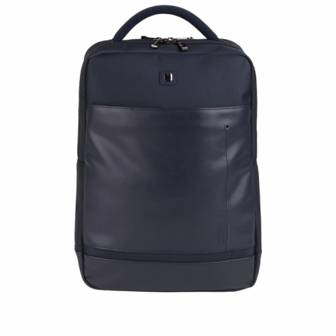 Geanta servieta/ de umar piele eco si nylon colectia Network, laptop 15,6 inch 412255