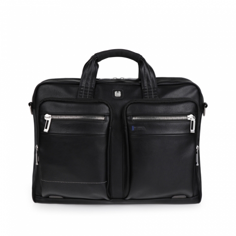 Geanta servieta/ de umar piele ecologica colectia Stinger, laptop 15,6 inch 411920