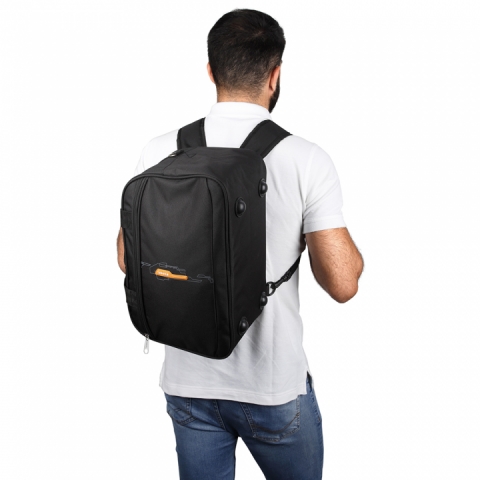 Geanta voiaj/ghiozdan Gabol 2 in 1 neagra colectia Week Eco 122313001