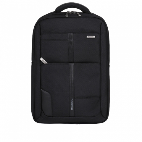 Ghiozdan business casual colectia Stark, neagra, laptop 15,6 inch