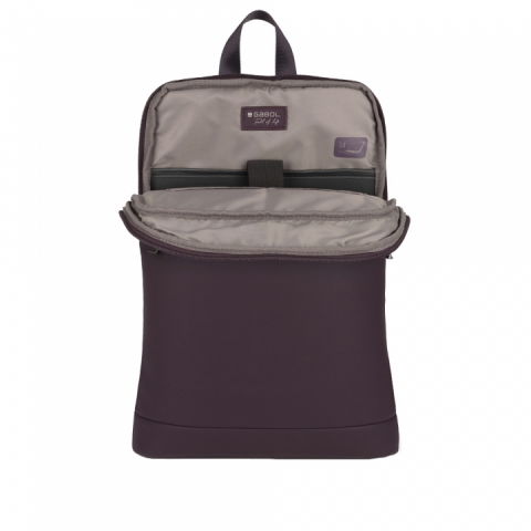 Ghiozdan laptop 14 inch piele eco colectia Pause 4.4 litri 412761