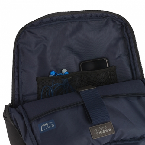 Ghiozdan laptop 15.6 inch piele eco colectia Decker 14 litri 412655
