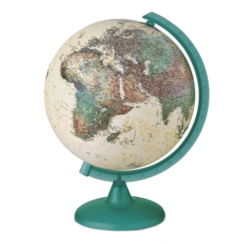 Glob geografic pamantesc iluminat Camaleonte 25 cm