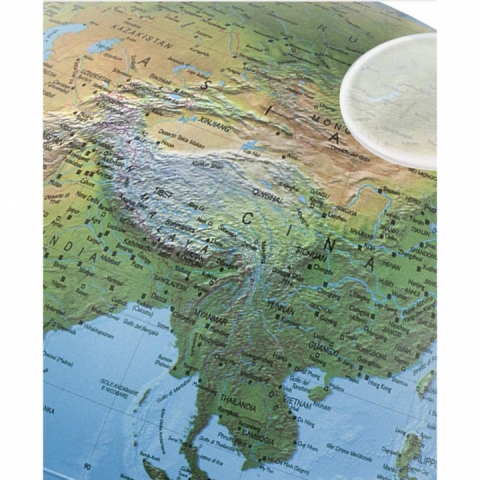 Glob geografic pamantesc iluminat Elite 40 cm in limba romana