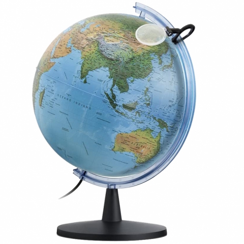 Glob geografic pamantesc iluminat Elite 40 cm in limba romana