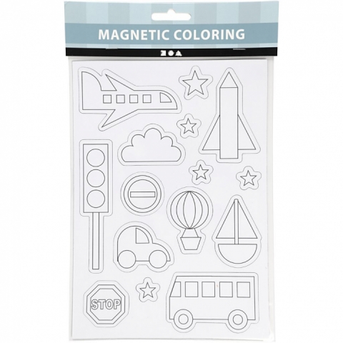 Magneti pentru colorat mijloace transport 51235