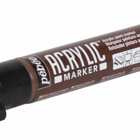 Marker Pebeo, Acrylic, 0.7mm, Burnt sienna 33