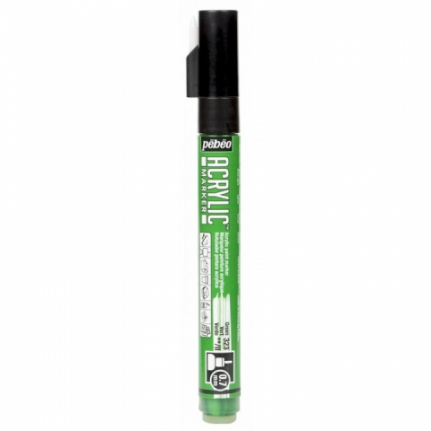 Marker Pebeo, Acrylic, 0.7mm, Green 23