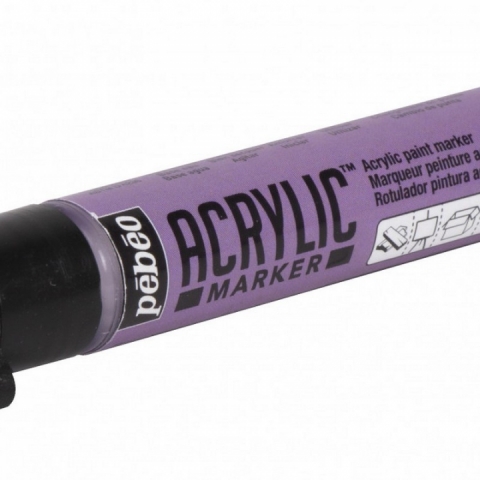 Marker Pebeo, Acrylic, 0.7mm, Light violet 14