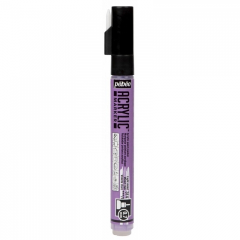 Marker Pebeo, Acrylic, 0.7mm, Light violet 14