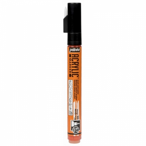Marker Pebeo, Acrylic, 0.7mm, Orange 05