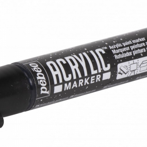 Marker Pebeo, Acrylic, 0.7mm, Precious black 55