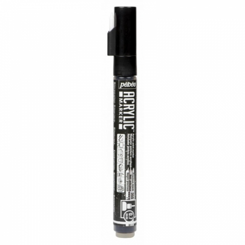 Marker Pebeo, Acrylic, 0.7mm, Precious black 55