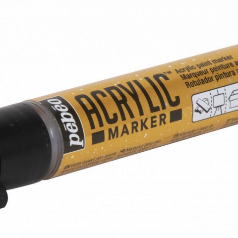 Marker Pebeo, Acrylic, 0.7mm, Precious gold 57
