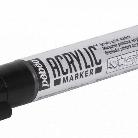 Marker Pebeo, Acrylic, 0.7mm, Precious silver 56